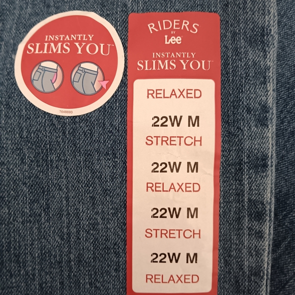 Riders by Lee Blue Denim Jeans - Picture 2 of 4